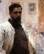 Joaquin Sorolla Self portrait oil